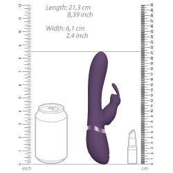 VIVE Vibro Rabbit gonflable Taka 22 x 6cm Violet